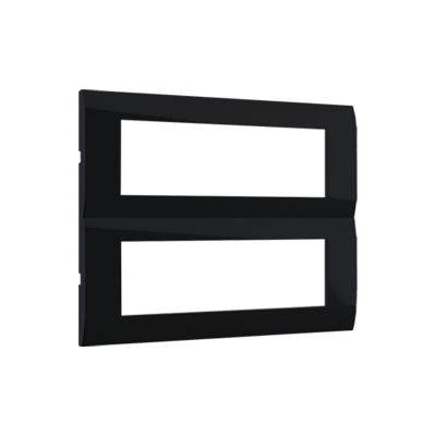 РАМКА 2/7М ЦРНА МАТ СОФТ МОДУС 433478
